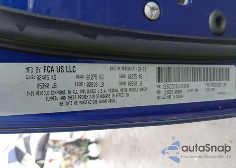 2020 Dodge Challenger R/T из США, поврежденный, VIN 2C3CDZBT2LH118794